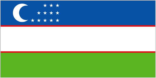 uzbekistan flag