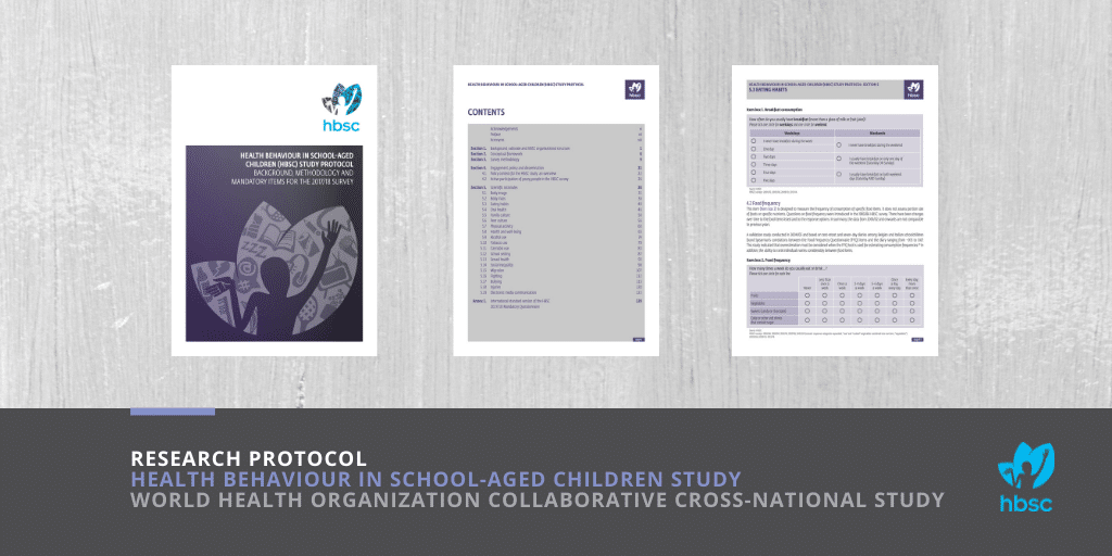 Thumbnails of the HBSC study research protocol